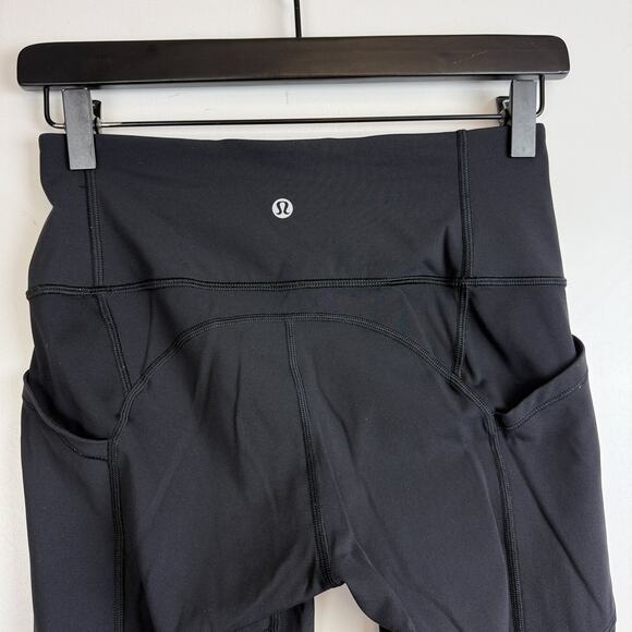Lululemon All The Right Places Leggings 23” Black W6AMYS - 6 - Picture 6 of 9